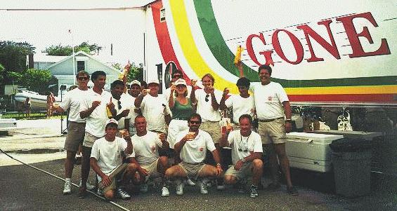 Team Gone Clear After Winning the 1995 Points Championship