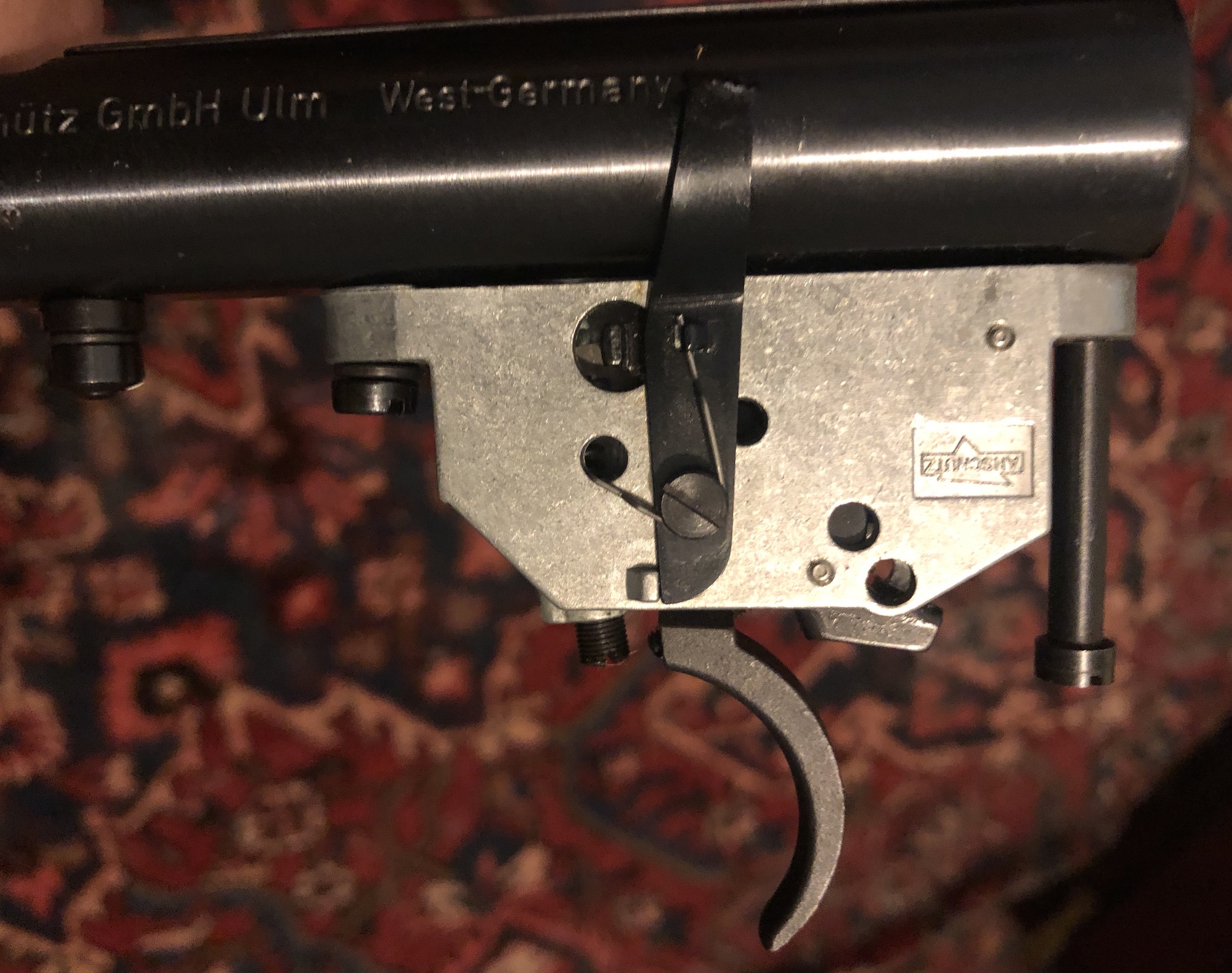 Anschutz 1403/Match 64 with 5094 Trigger - Cant remove bolt or fire ...